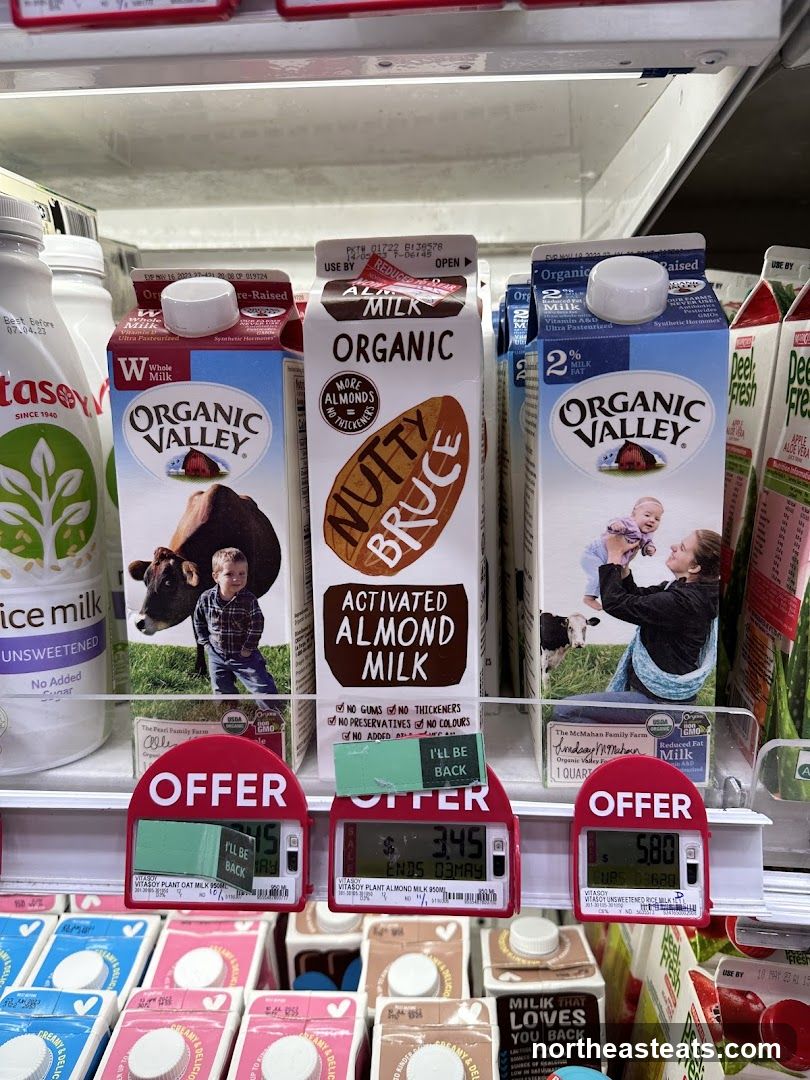 Milk Products in Refrigerator