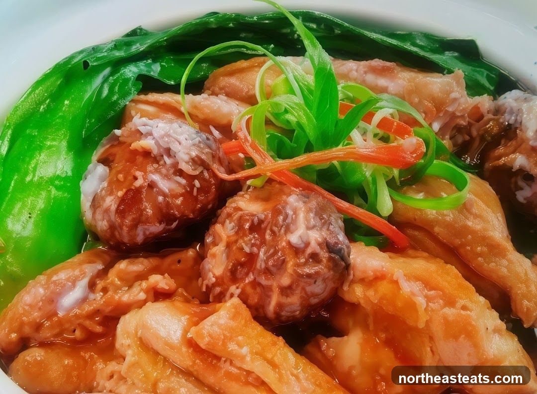 Braised Meatballs with Greens