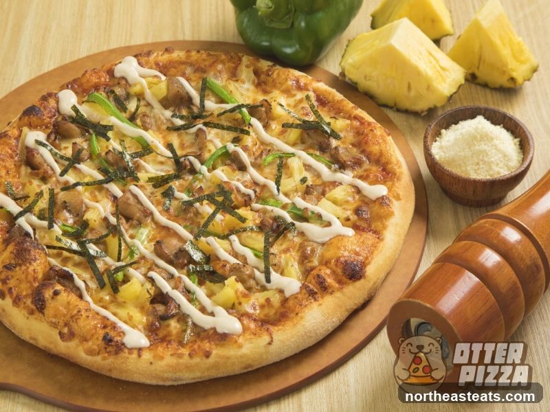 Pizza with toppings