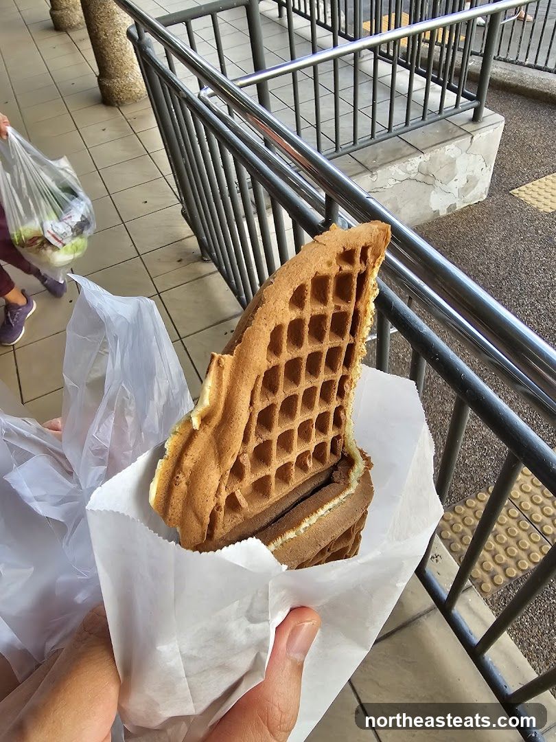 Waffle Ice Cream Sandwich