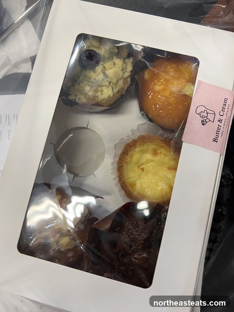 Assorted Pastries in a Box