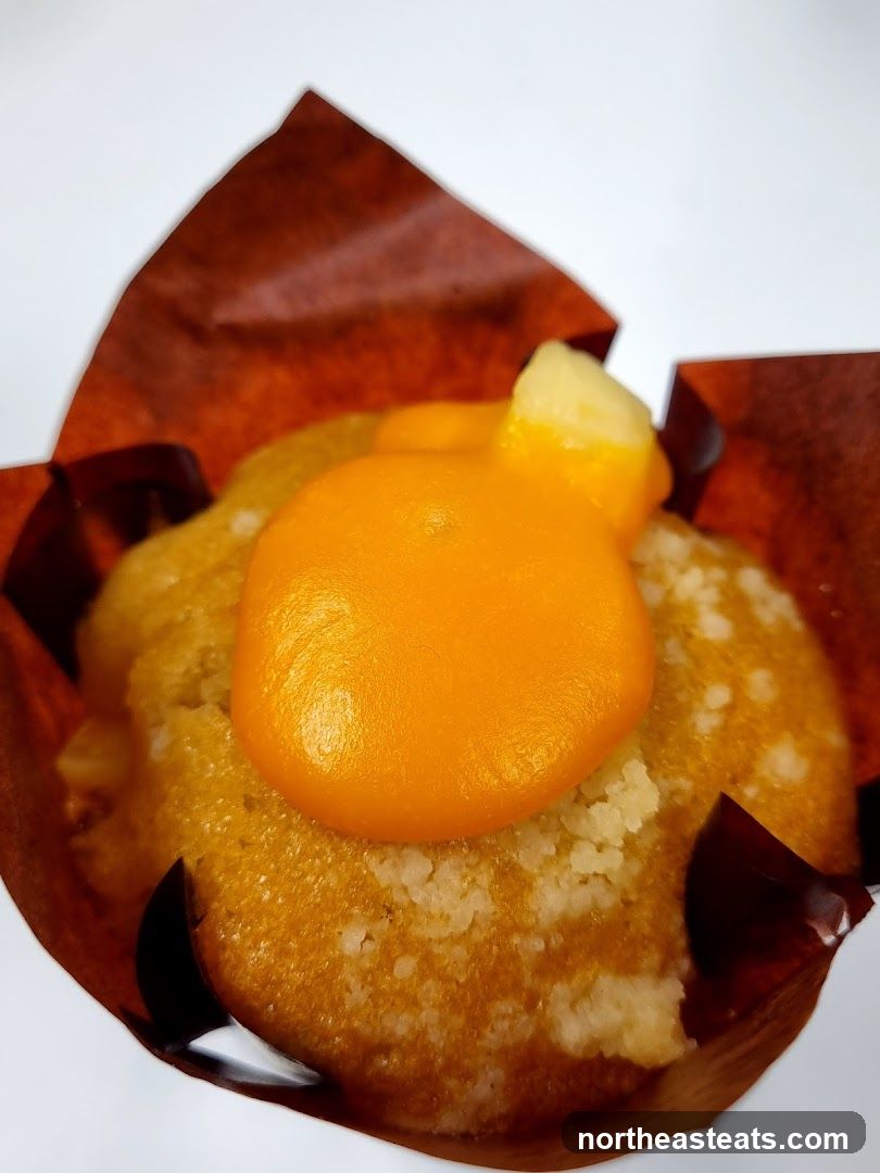 Muffin with Orange Glaze