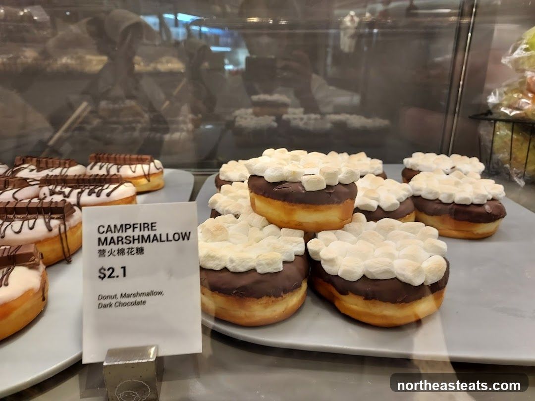 Donuts with Marshmallows and Chocolate