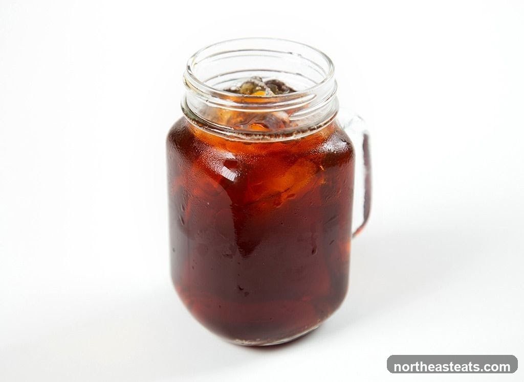 Iced Coffee in a Mason Jar