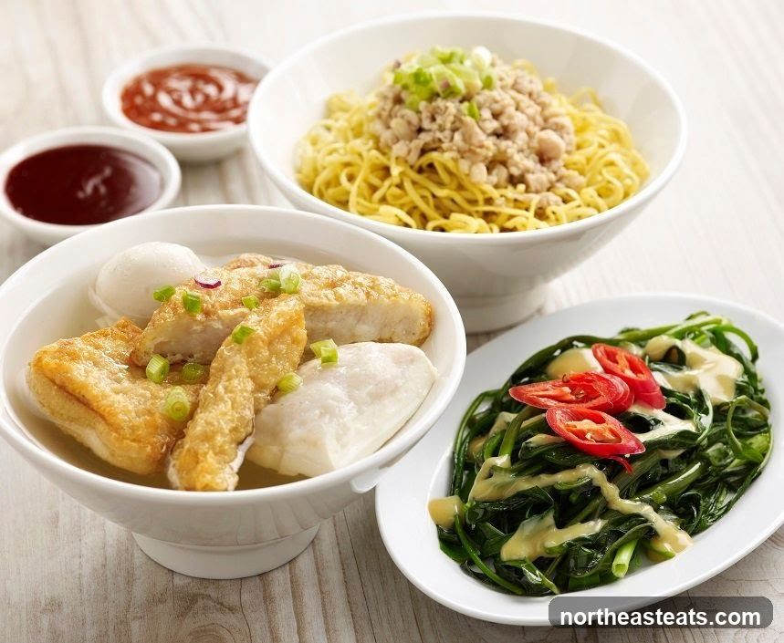 Noodles with Side Dishes