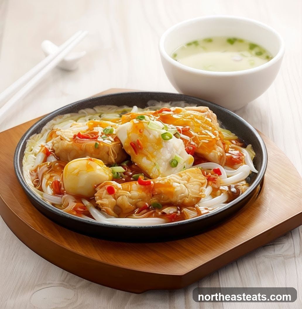 Sizzling Seafood Dish