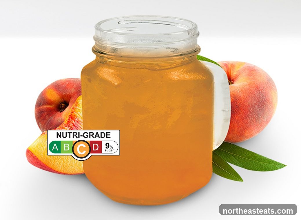 Peach Juice in a Jar