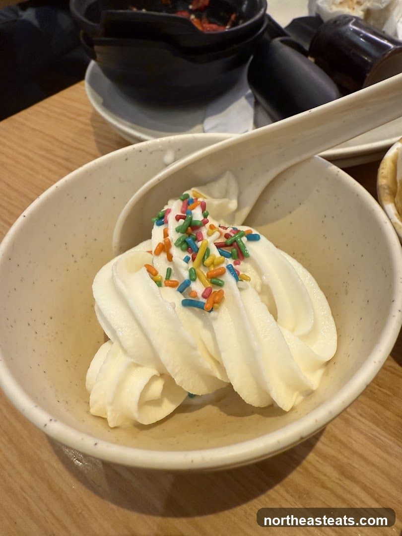Soft Serve Ice Cream with Sprinkles