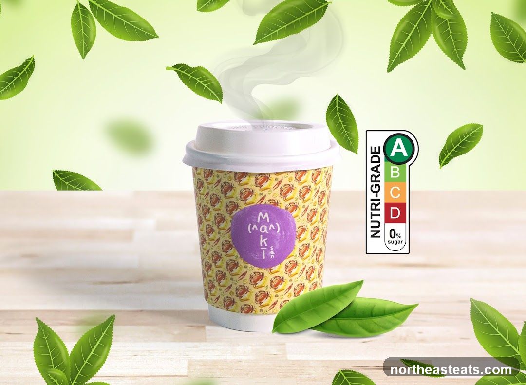 Hot Beverage Cup with Nutri-Grade Label