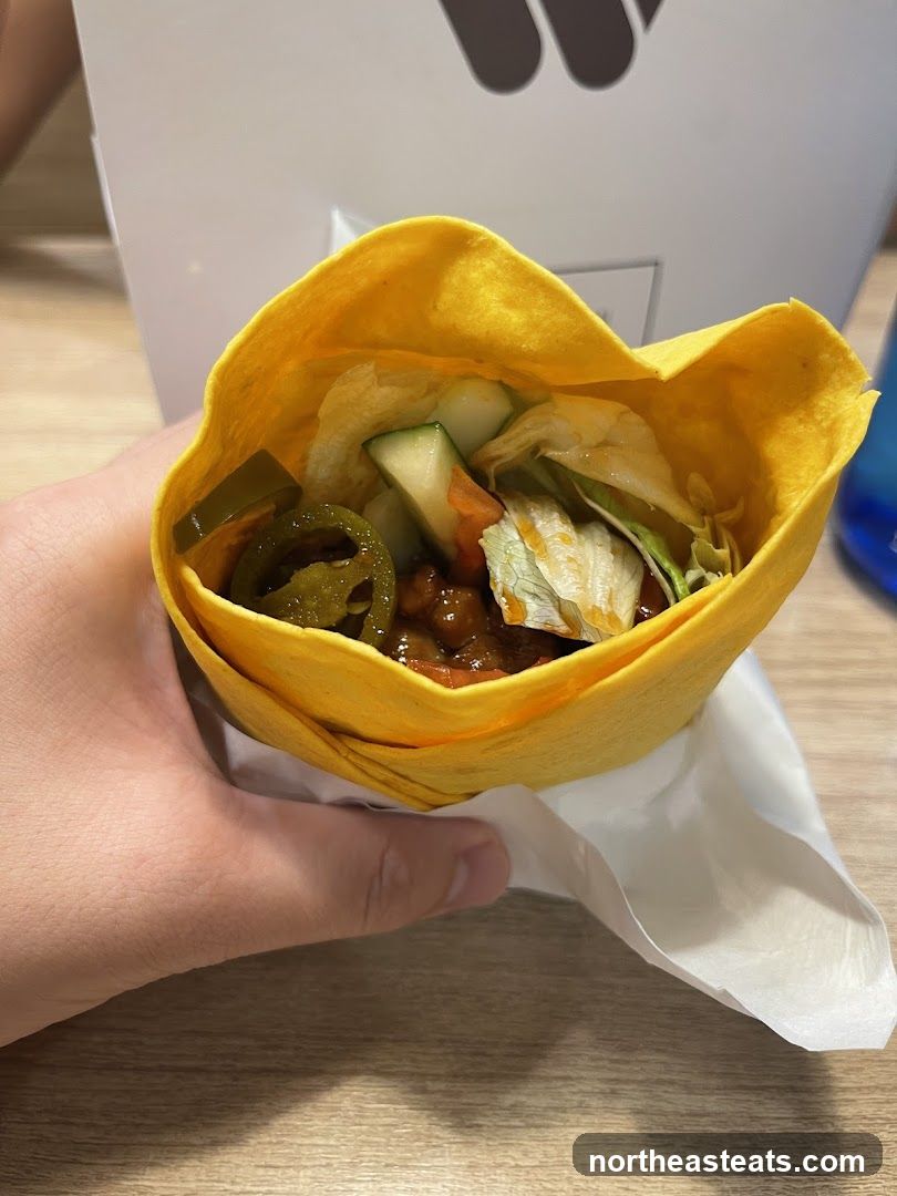 Yellow Wrap with Fillings