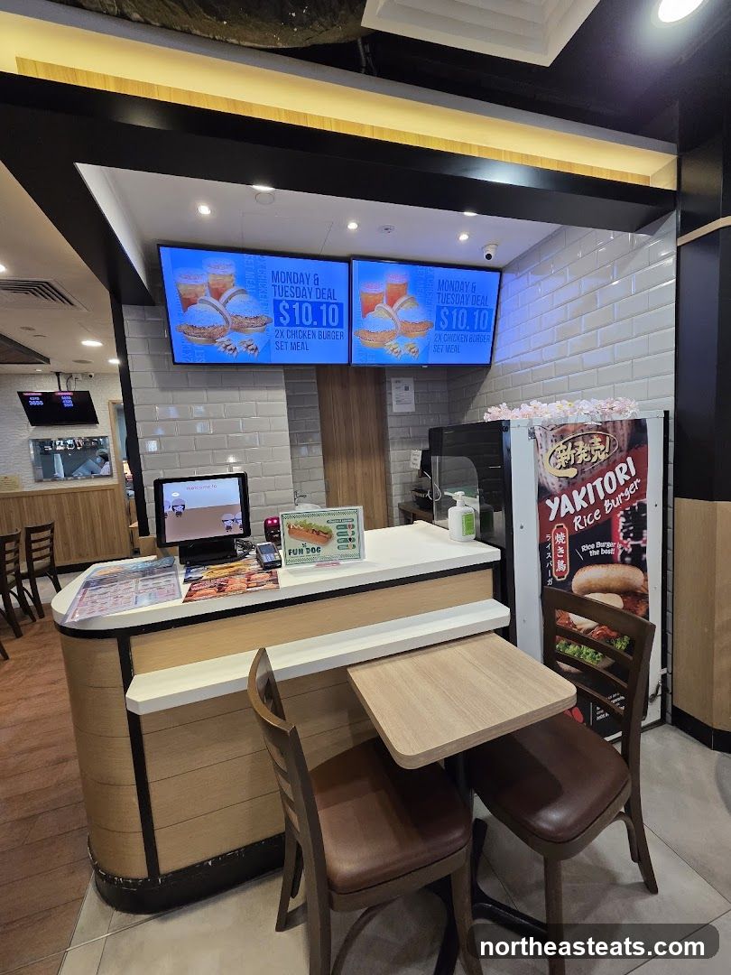 Restaurant Counter with Deals