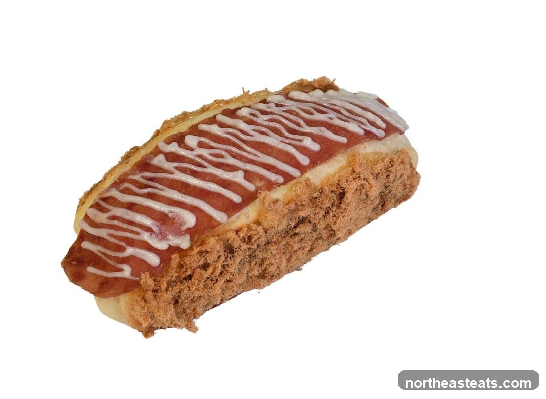 Savory Bread with Meat Floss and Sausage