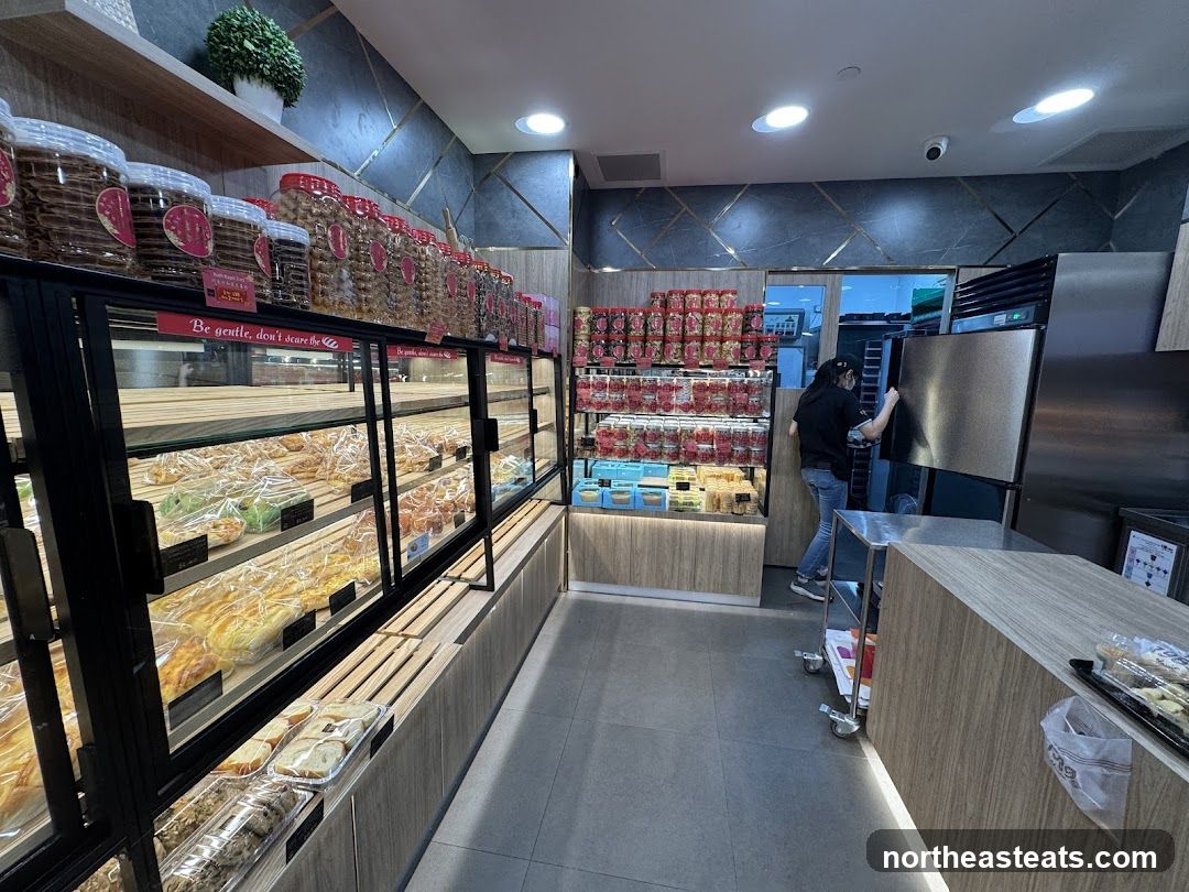 Bakery Interior with Baked Goods