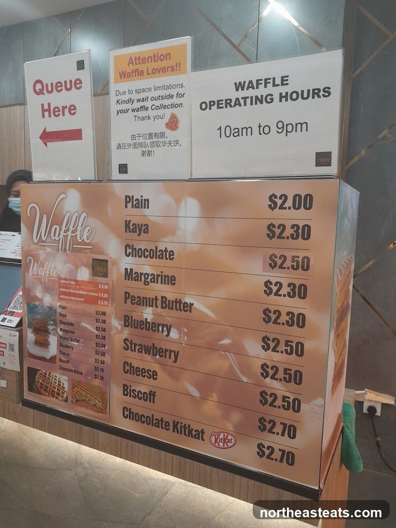 Waffle Menu