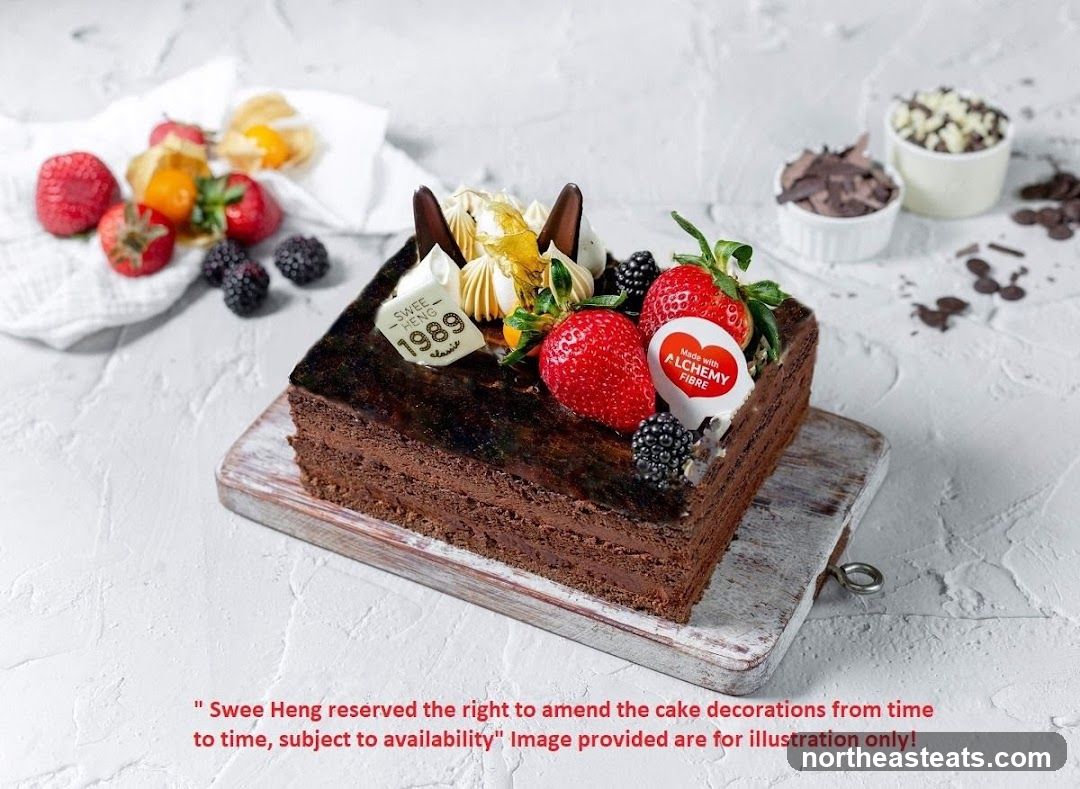 Chocolate Cake with Berries