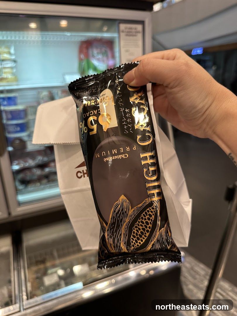 Chocolate ice cream bar
