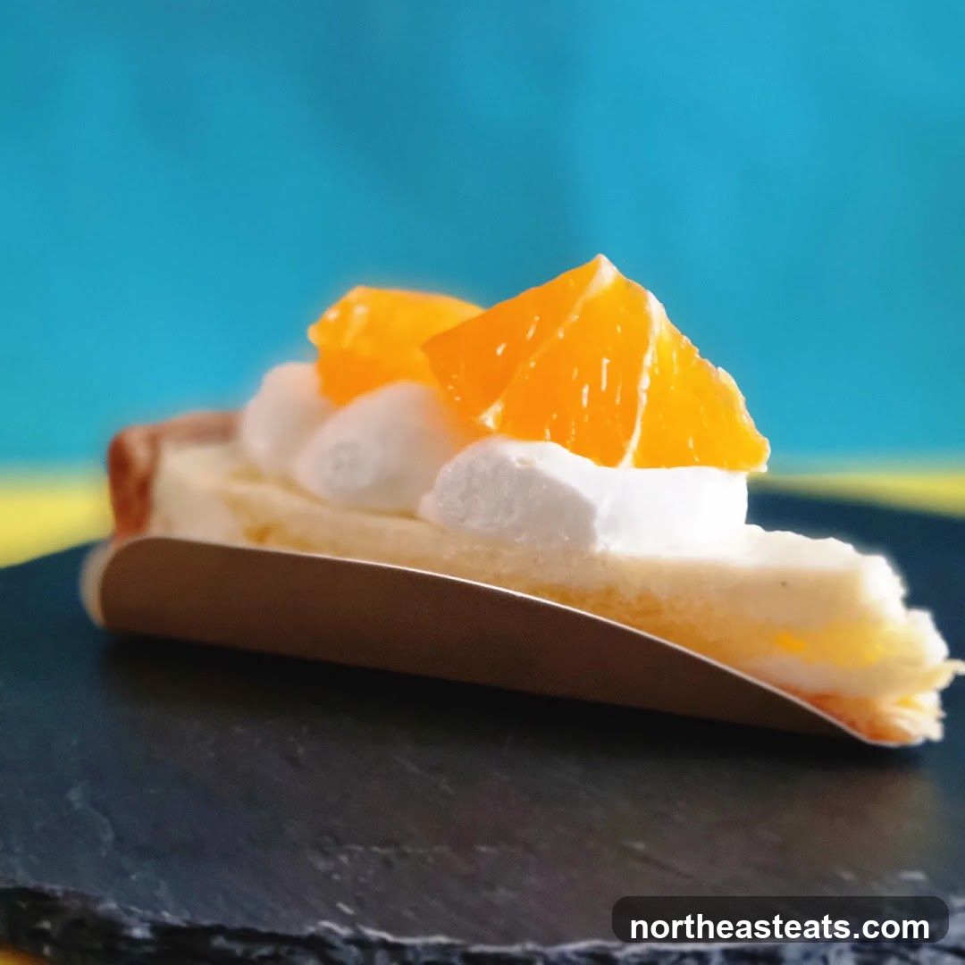 Orange and Cream Tart Slice