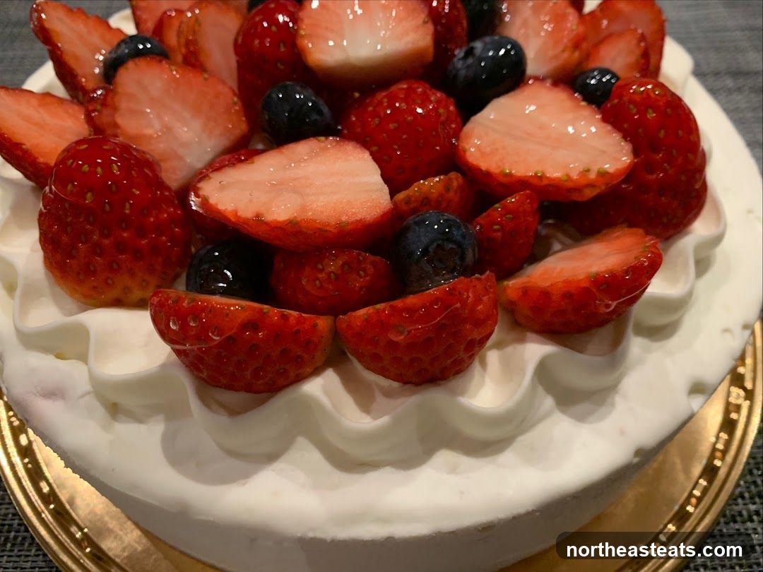 Strawberry and Blueberry Cake