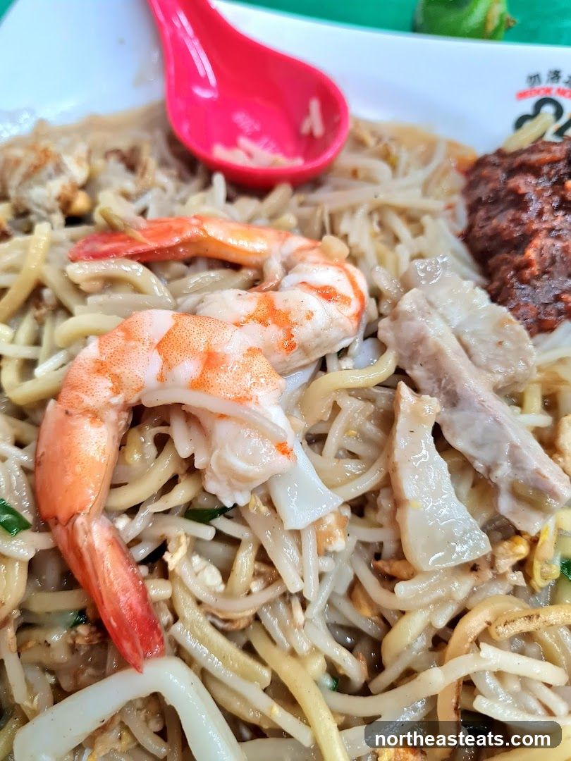Noodles with Shrimp and Pork