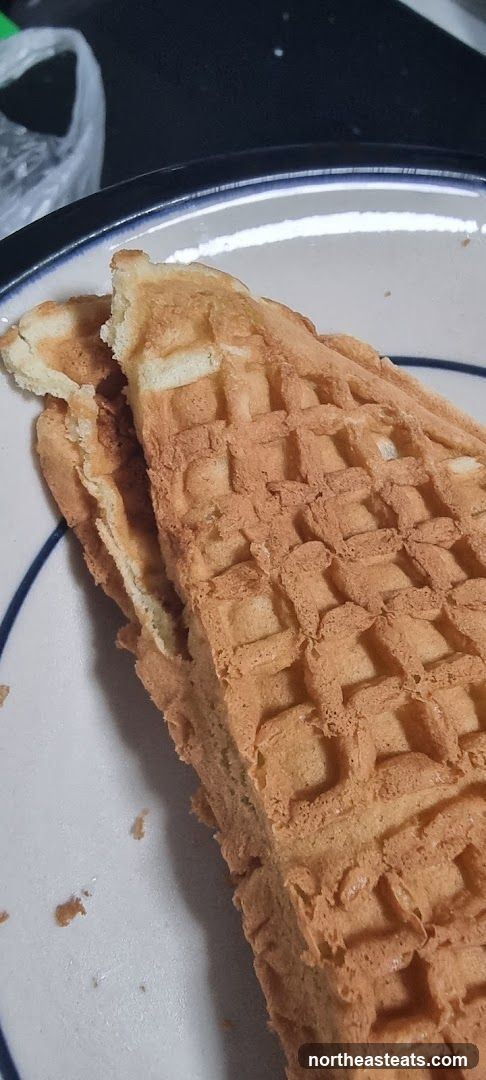 Waffles on a Plate