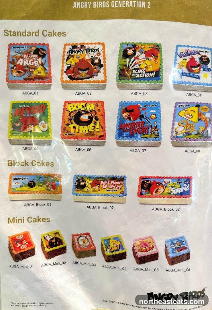 Angry Birds Generation 2 Cakes