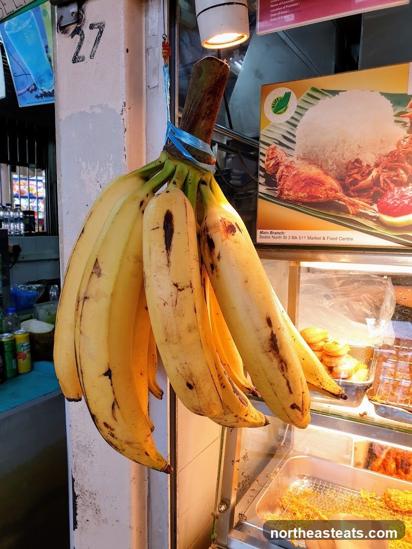 Bananas and Food Display
