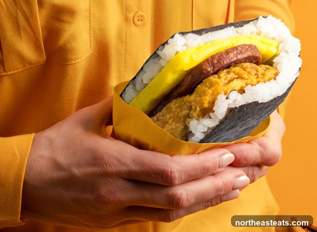 Onigiri with Fried Chicken and Spam