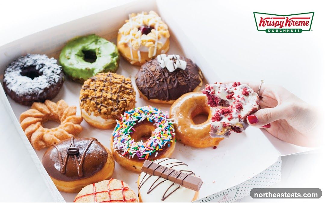 Assortment of Krispy Kreme Doughnuts