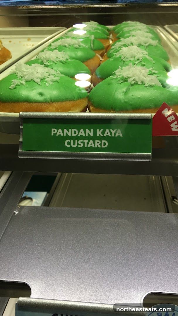 Pandan Kaya Custard Donuts