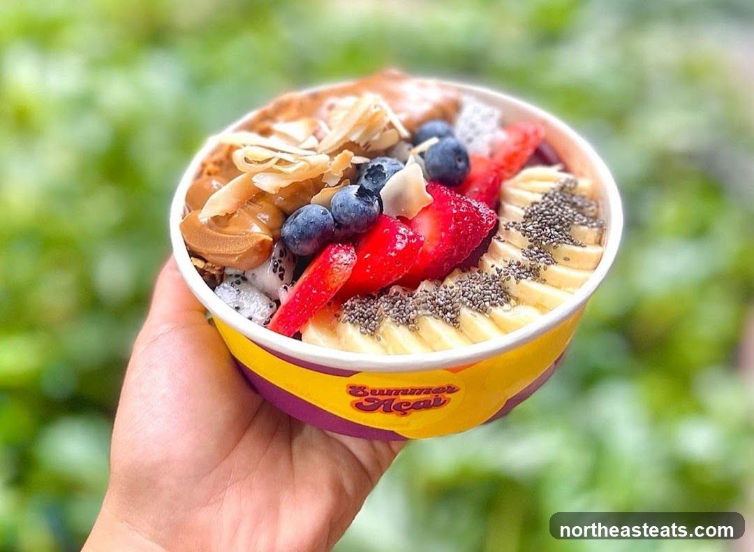 Acai Bowl with Fruit and Toppings
