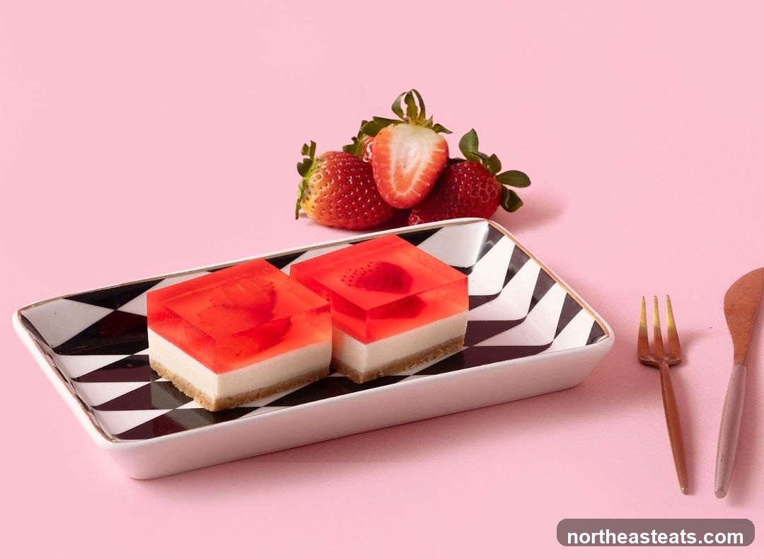 Strawberry Jelly Desserts