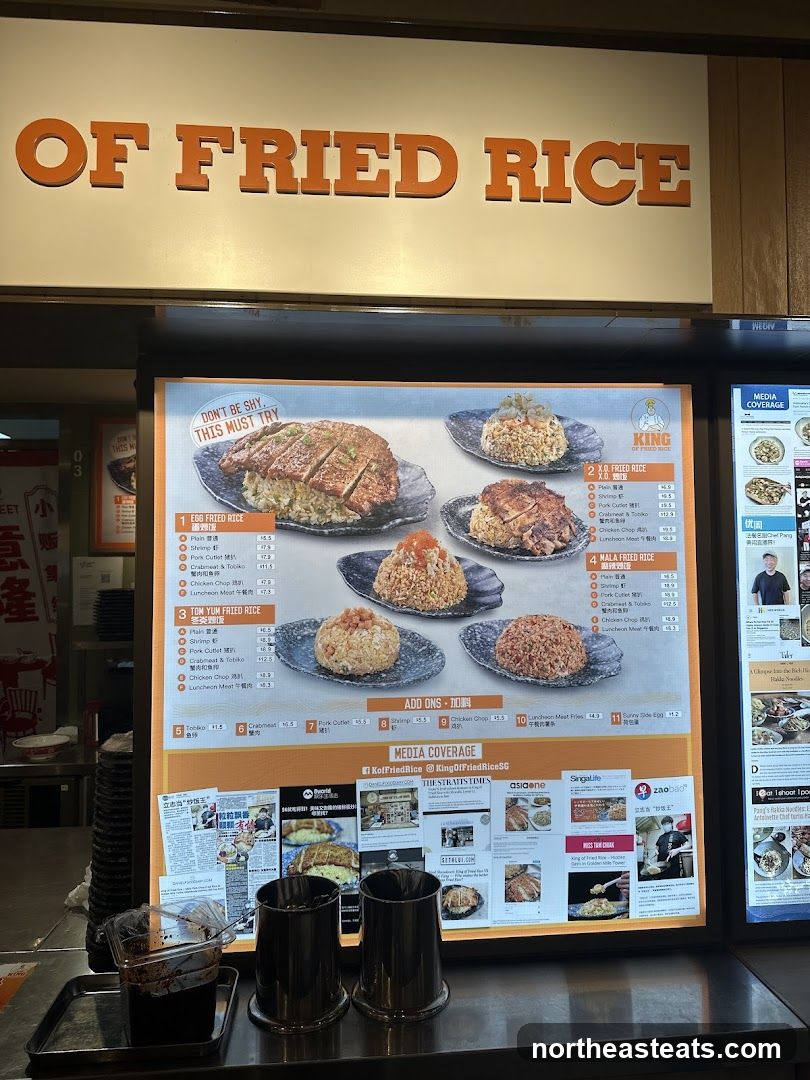 King of Fried Rice Menu