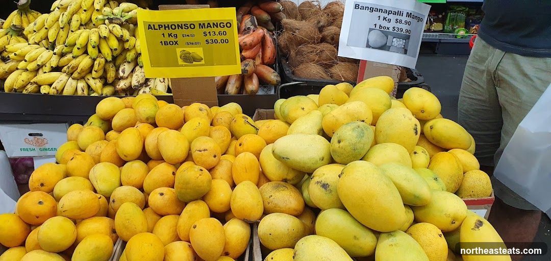 Mangoes and Bananas for Sale