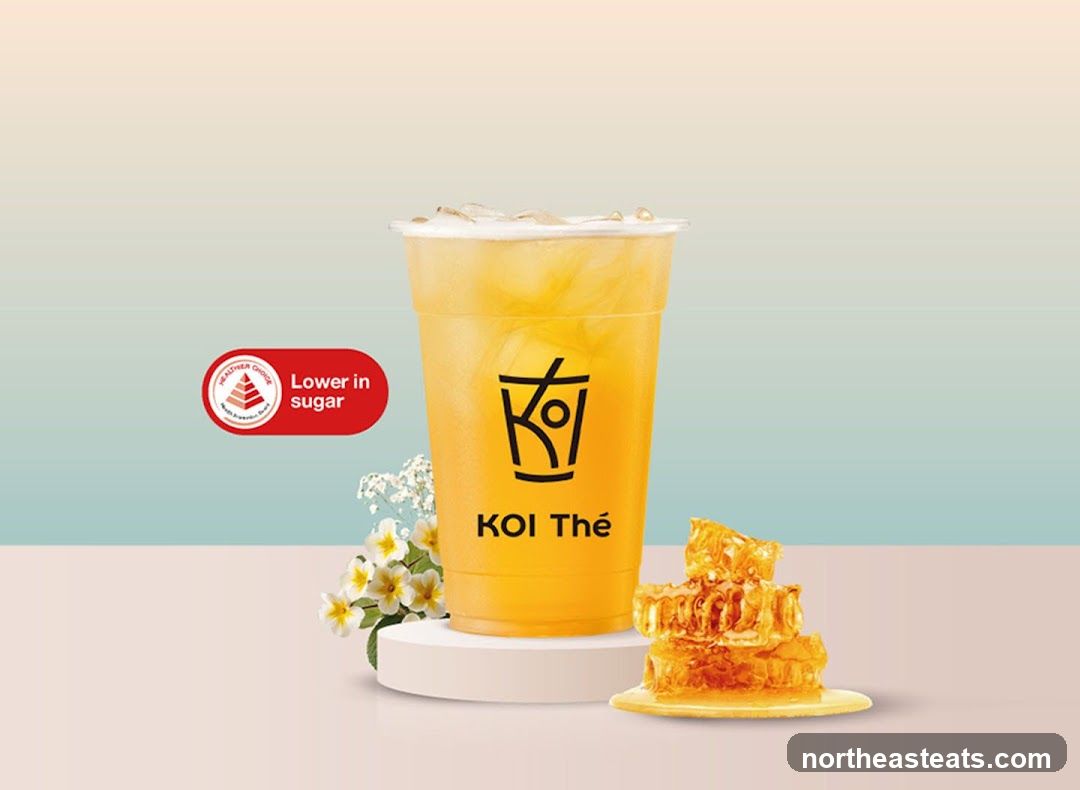 KOI Thé Drink with Honeycomb