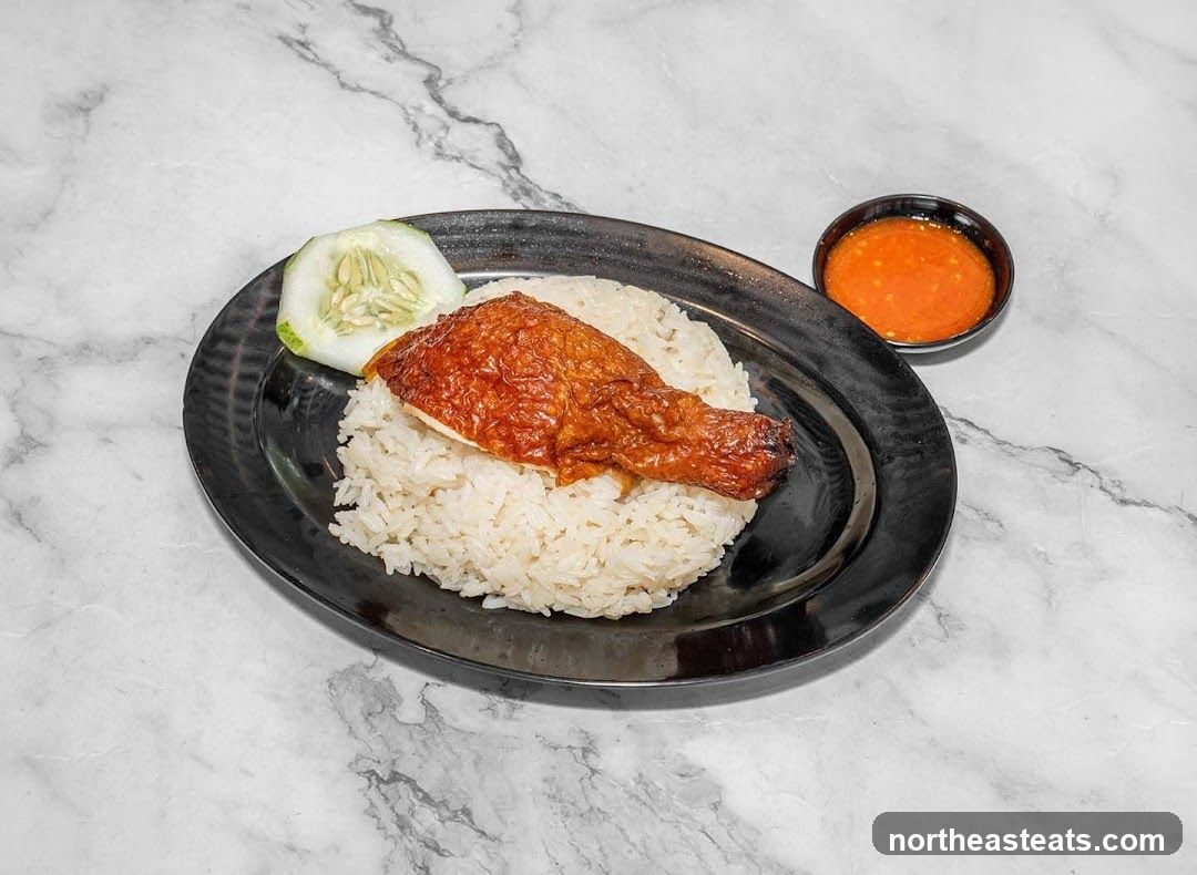 Roasted Chicken Leg with Rice