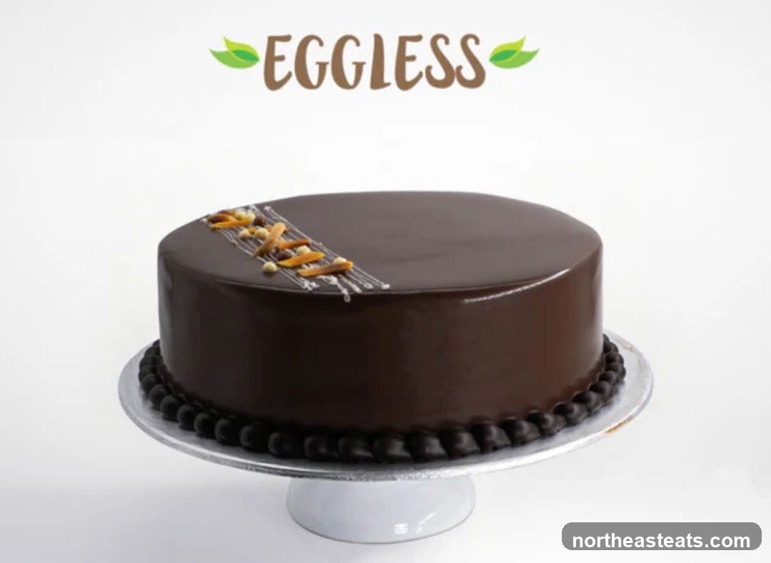 Eggless Chocolate Cake