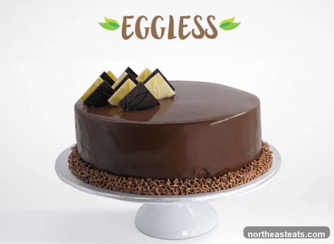 Eggless Chocolate Cake
