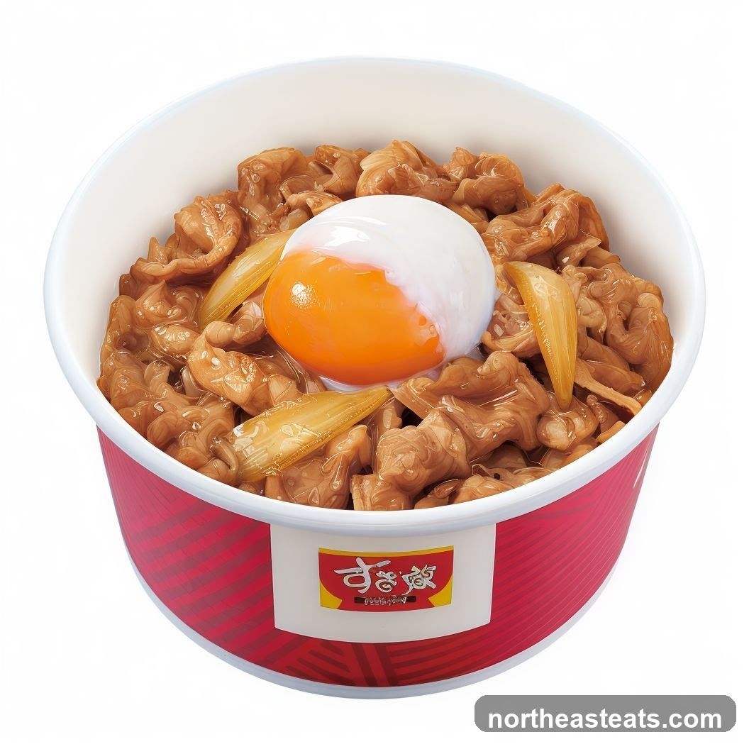 Beef bowl with egg
