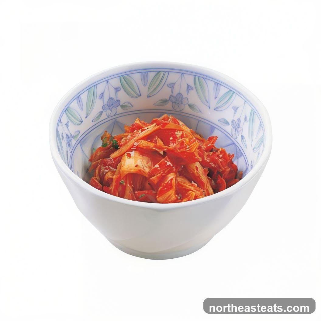 Kimchi in a Bowl