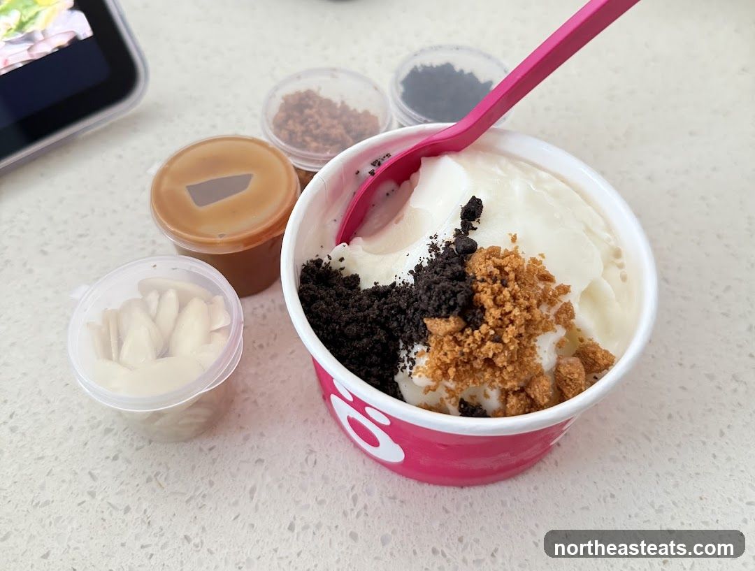 Frozen Yogurt with Toppings