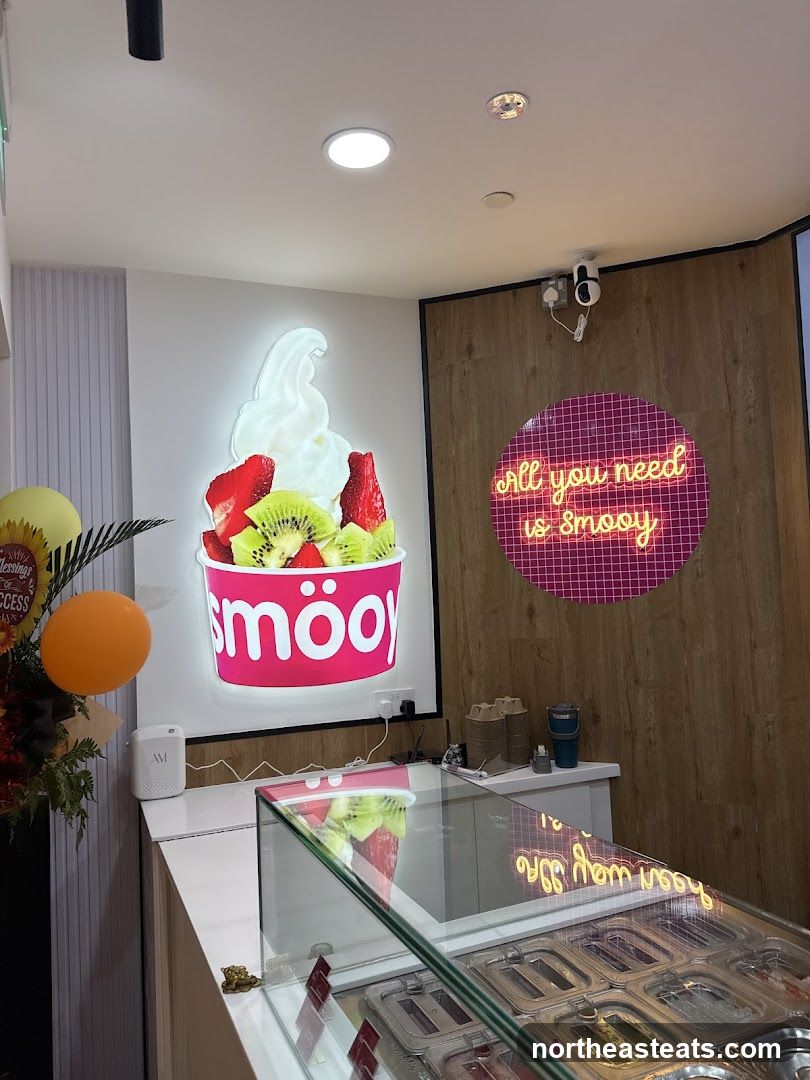 Frozen Yogurt Shop Interior