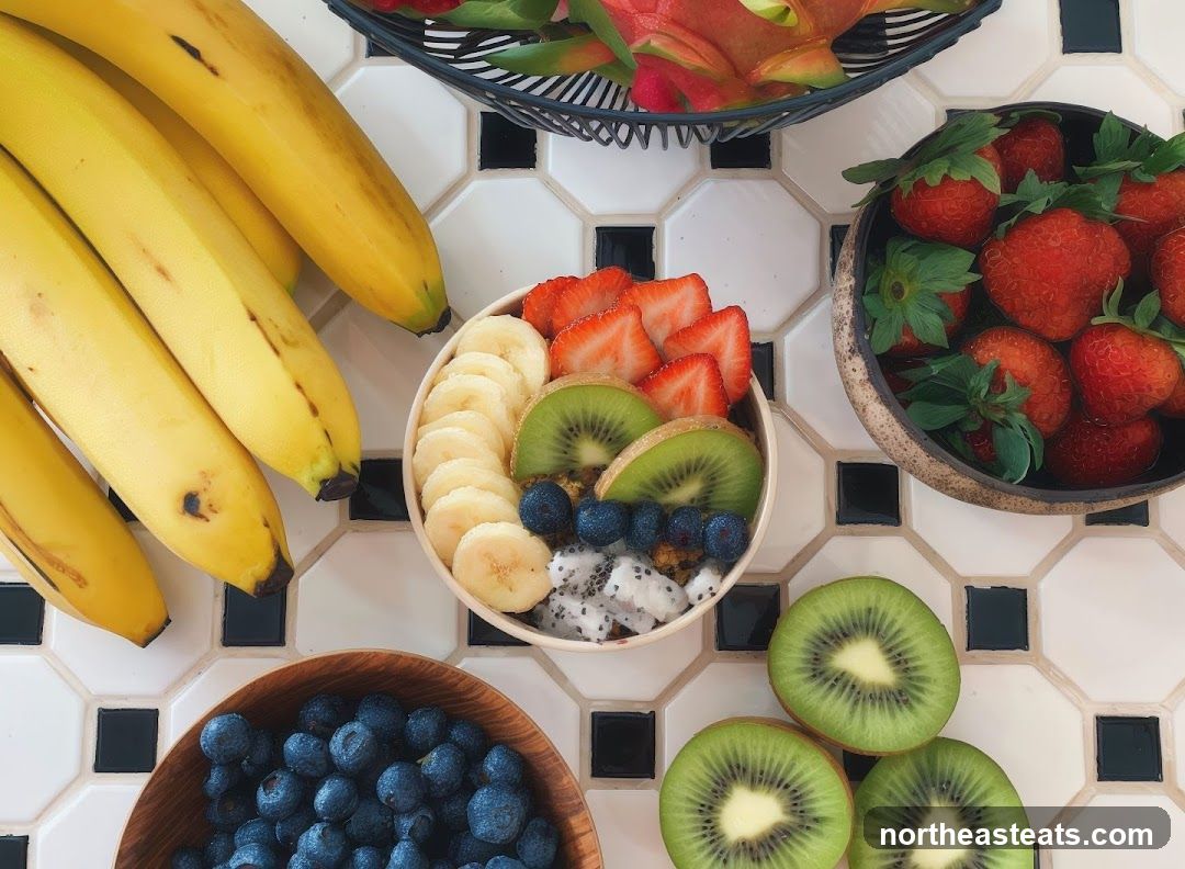 Fruit Bowl and Ingredients