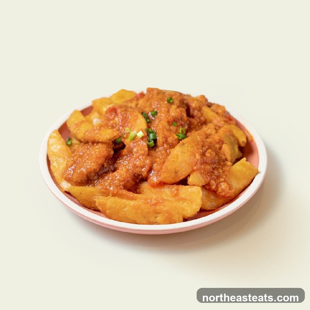 Potato Wedges with Sauce