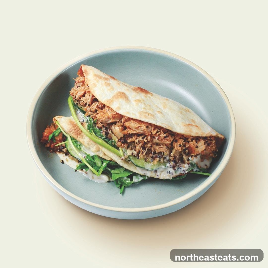 Pulled Chicken Wrap