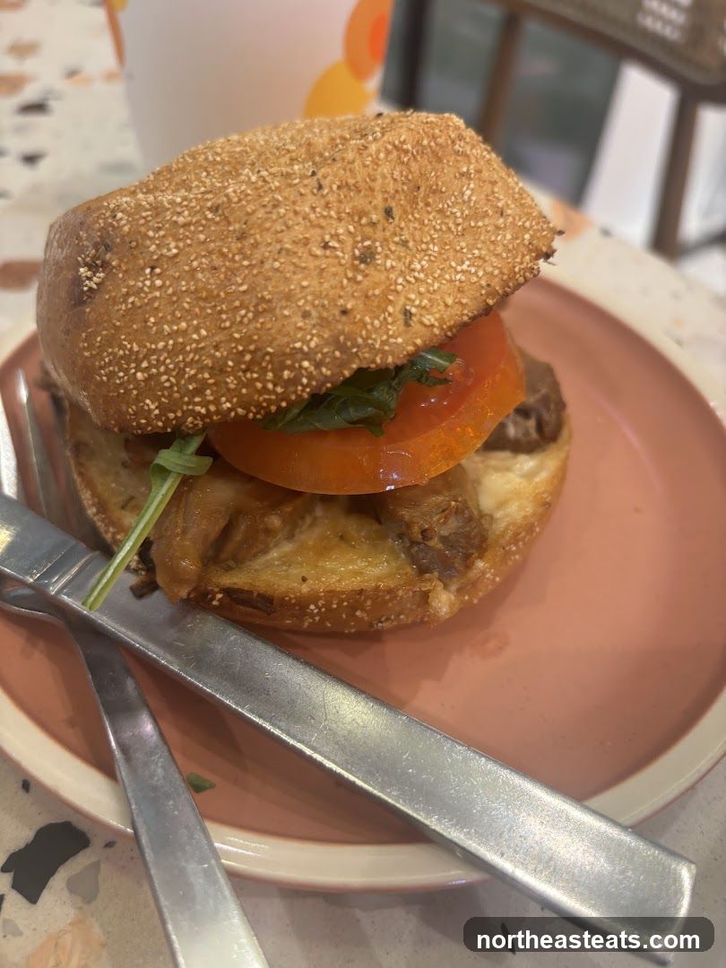 Burger with Tomato and Greens