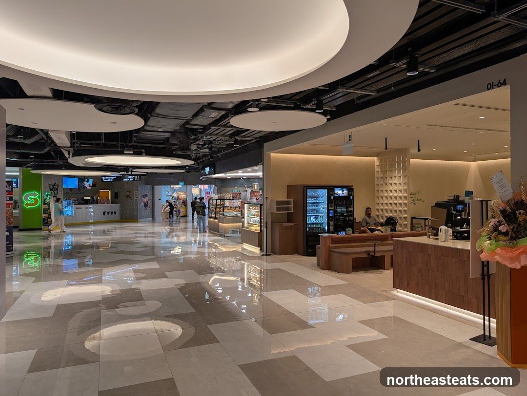 Modern Indoor Shopping Mall Corridor