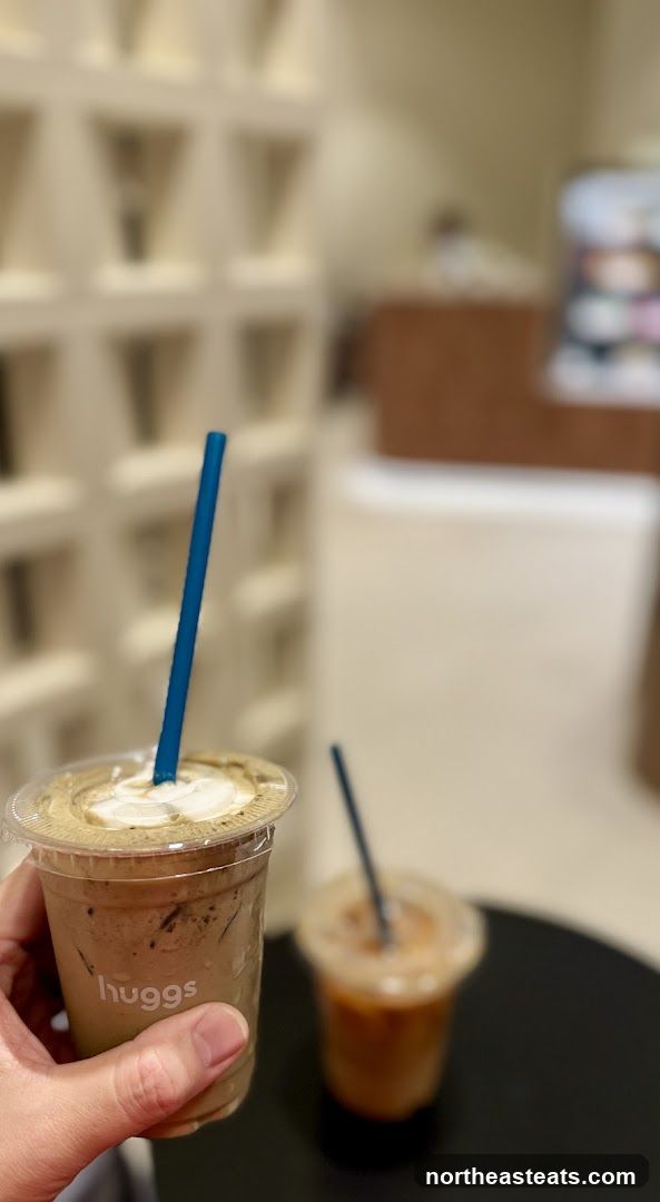 Two iced coffees