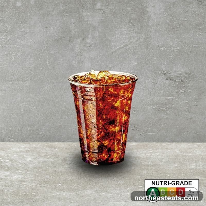 Iced Drink with Nutri-Grade Label