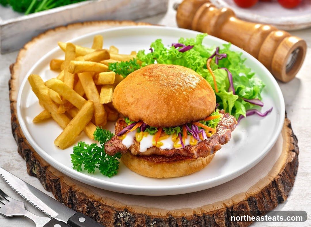 Burger and Fries