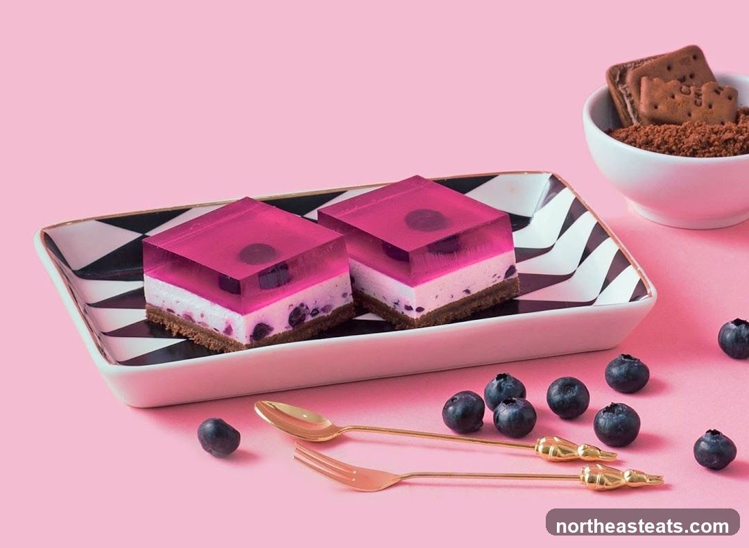 Blueberry Jelly Desserts